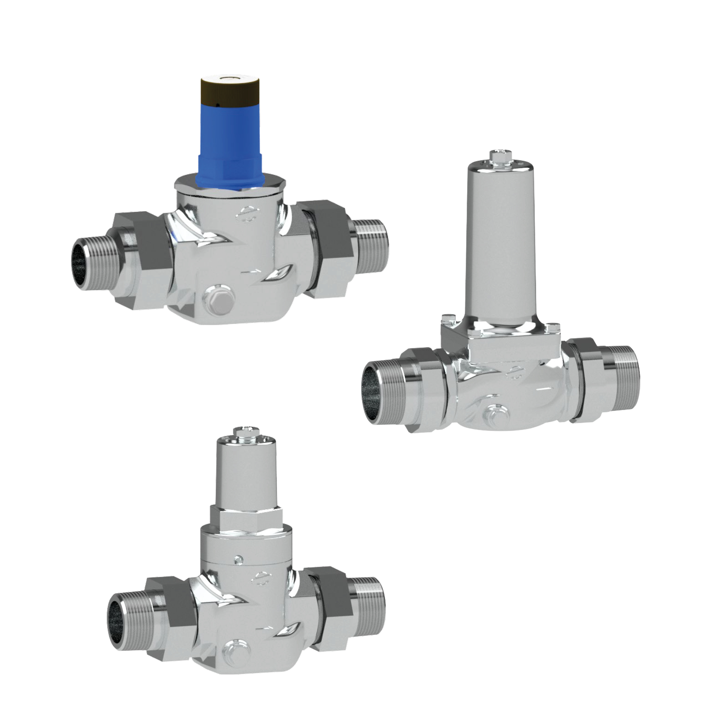 Berluto - Selvopererte trykkreduksjonsventiler / Pressure reducing valve (PRV) / Pressure control valve (PCV)